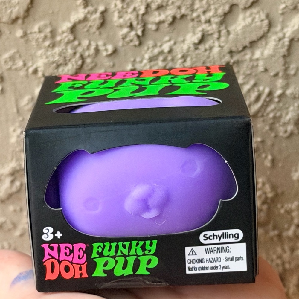 NeeDoh Funky Pup Stress Toy - Purple